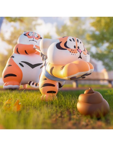 Funism Alexander The Fat Tiger Roaring Love Series - 1 Figura Al Azar