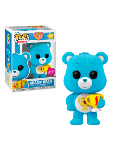 Funko Pop Chase Champ Bear Flocked - Care Bears 40th - 1203