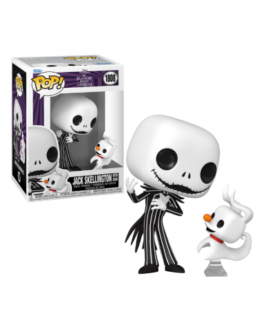 Funko Pop Jack Skellington with Zero - The Nightmare Before Christmas - 1808