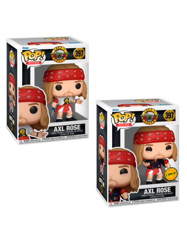 Funko Pop Set Axl Rose + Axl Rose Chase - Guns N' Roses - 397