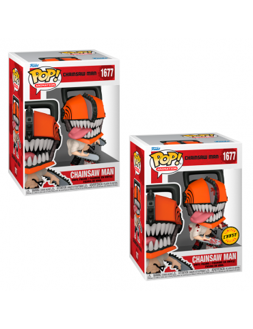 Funko Pop Set Chainsaw Man + Chainsaw Man Chase - Chainsaw Man - 1677